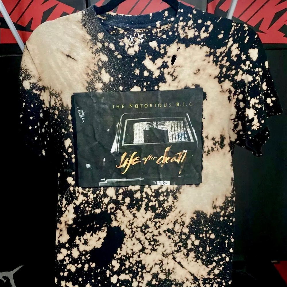 THE NOTORIOUS B.I.G LIFE AFTER DEATH TIE DYE SHIRT